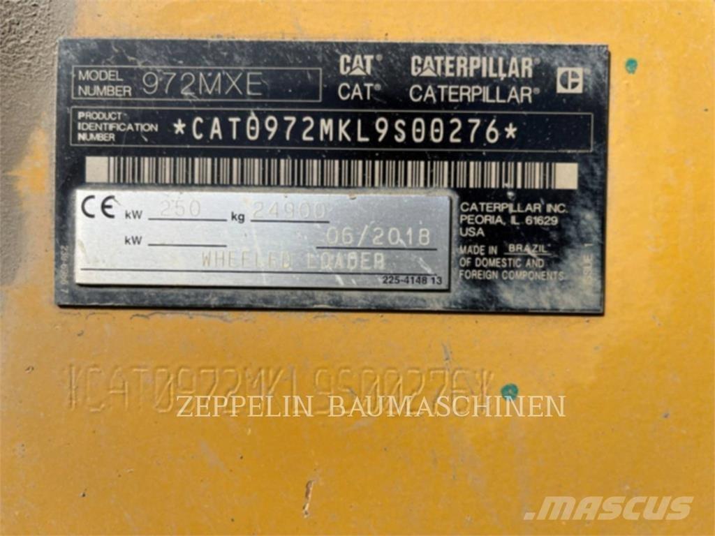 CAT 972MXE Cargadoras sobre ruedas