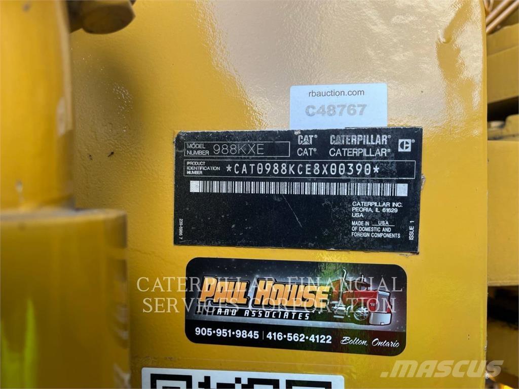 CAT 988KXE Cargadoras sobre ruedas