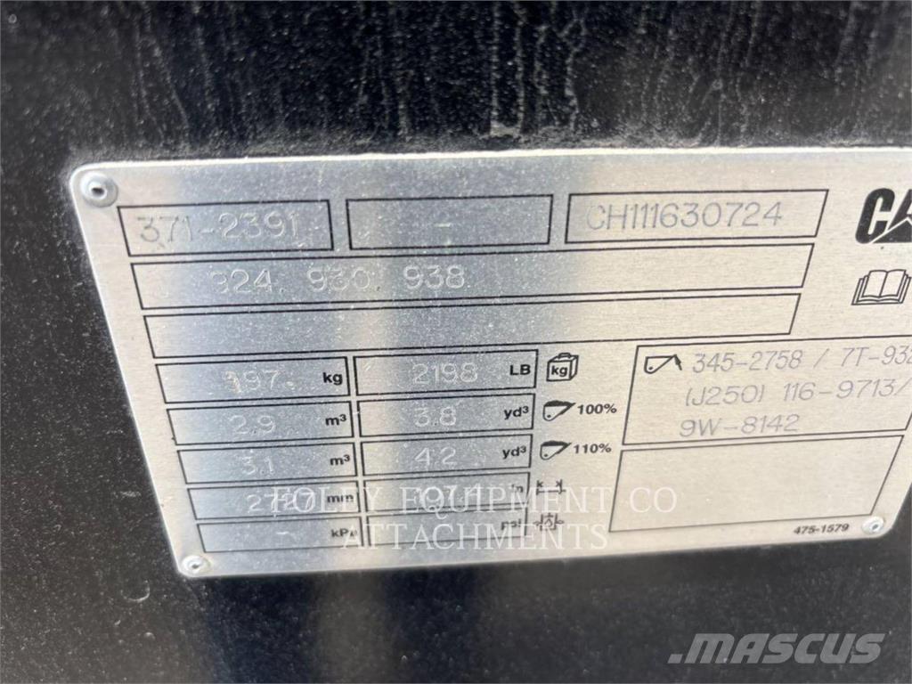 CAT BK38V38GP Cargadoras sobre ruedas