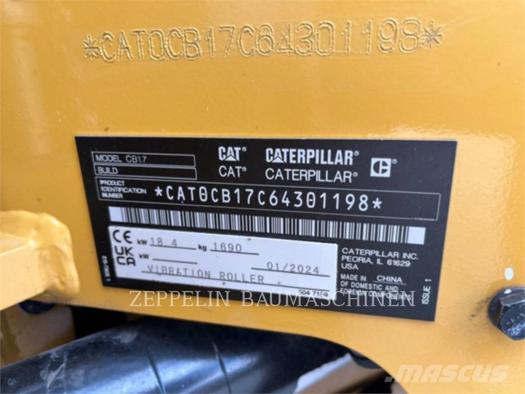 CAT CB1.7 Compactadores de suelo