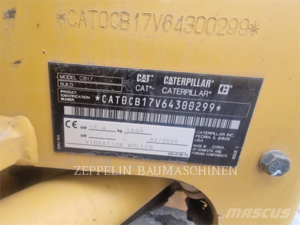 CAT CB1.7 Compactadores de suelo