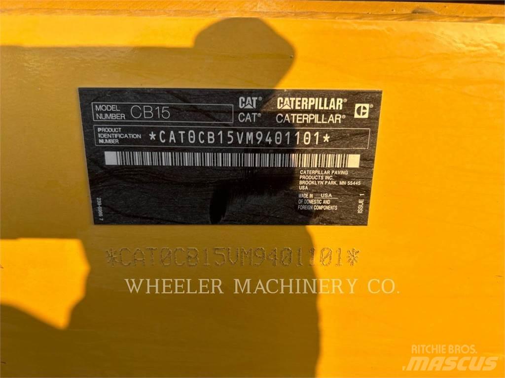 CAT CB15 CW VV Rodillos de doble tambor
