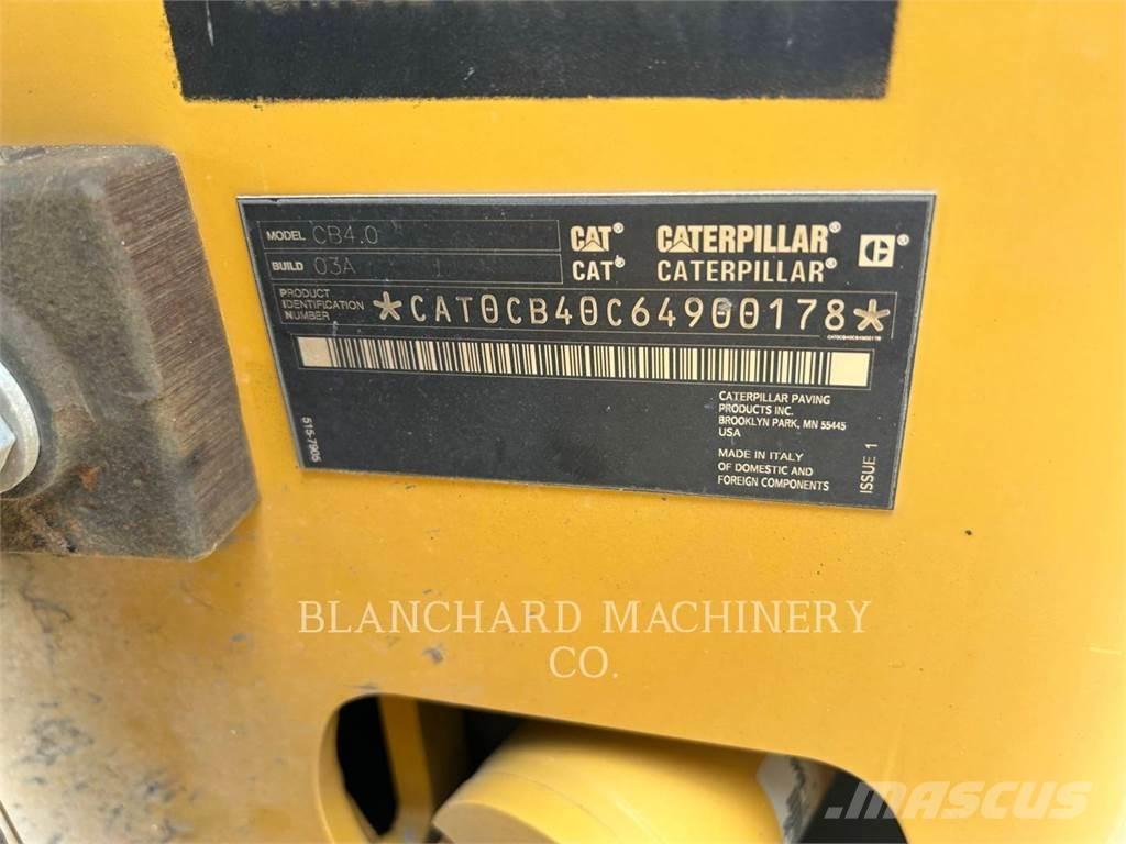 CAT CB4.0 Rodillos de doble tambor