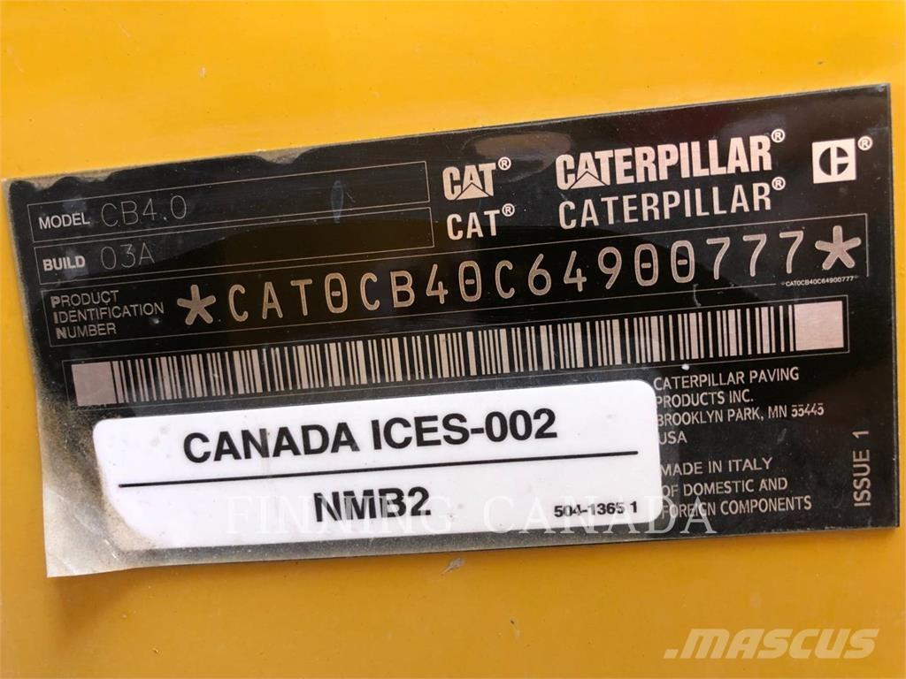 CAT CB4.0-03 Compactadores de suelo