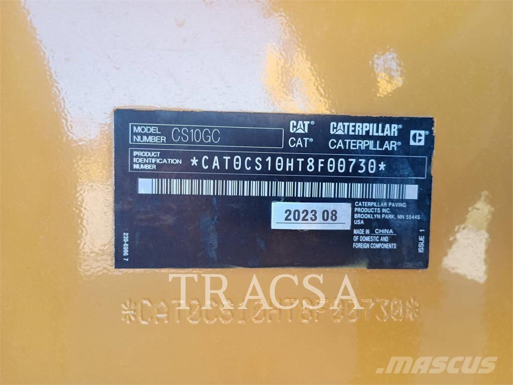 CAT CS10GC Rodillos de un solo tambor