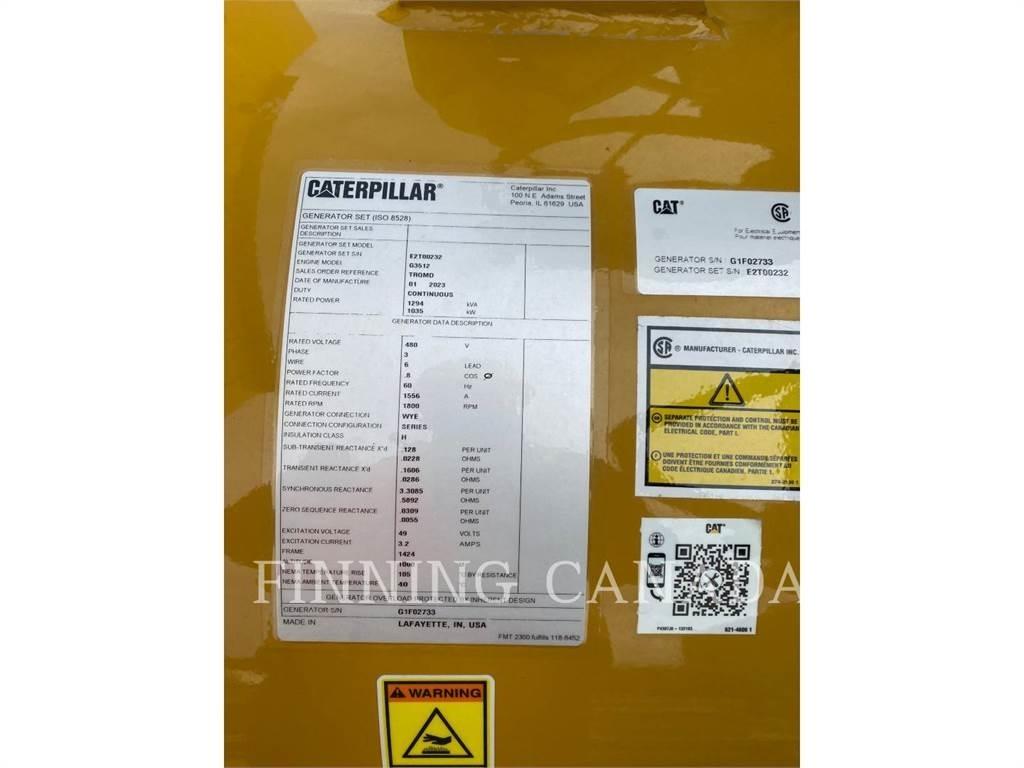 CAT G 3512 Generadores diesel