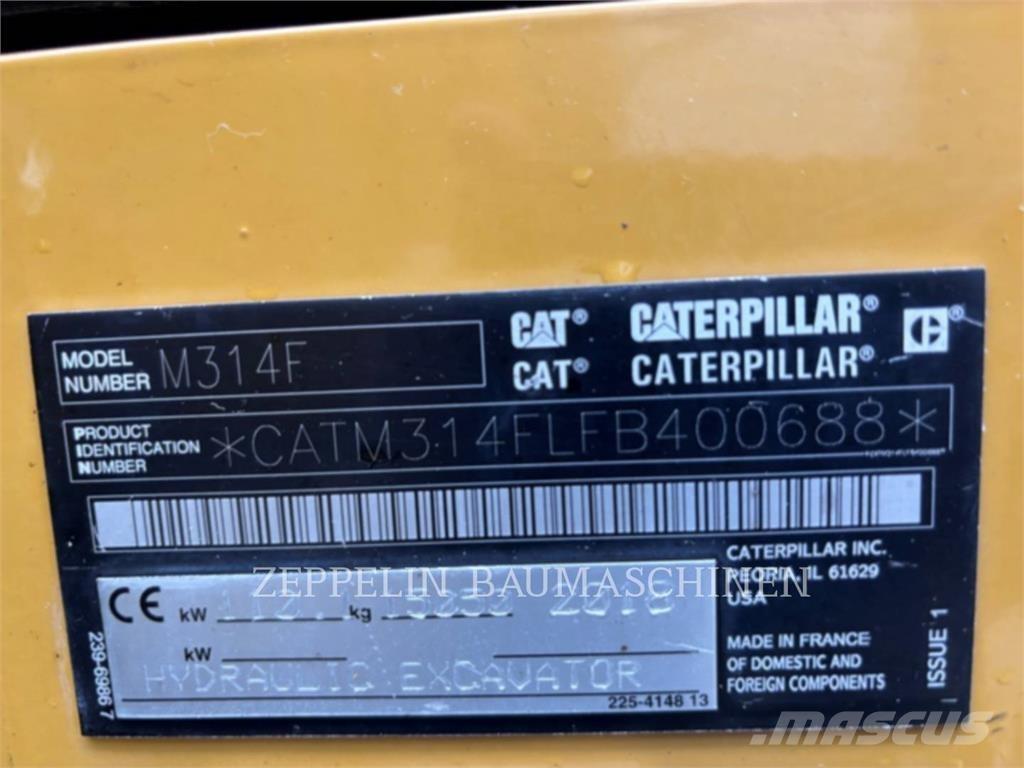CAT M314F Excavadoras de ruedas