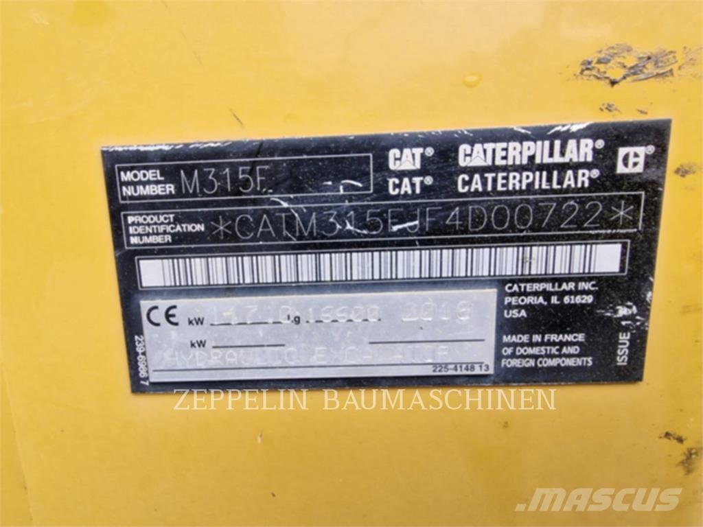 CAT M315F Excavadoras de ruedas