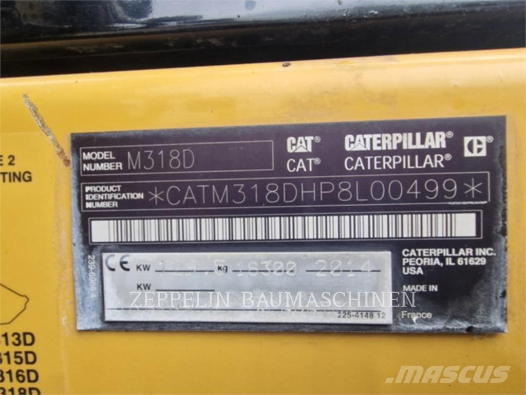 CAT M318D Excavadoras de ruedas