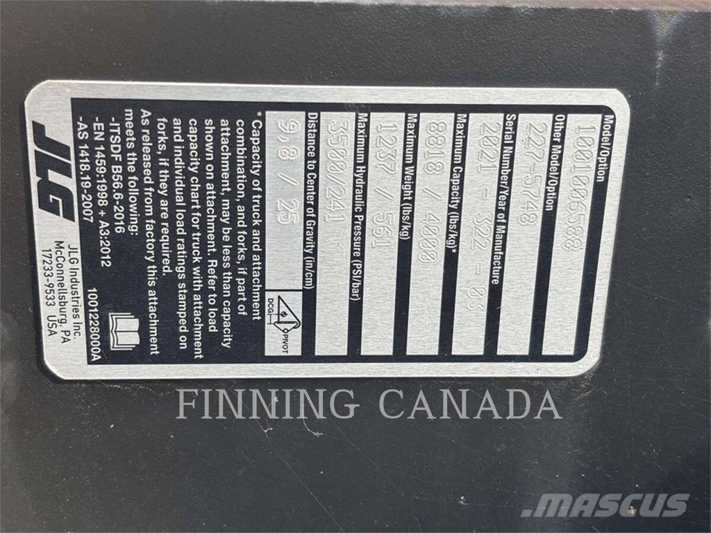 CAT TH62-CR-74 Uñas para carretilla