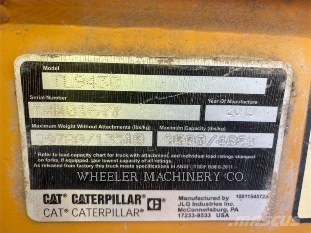 CAT TL943C CAB Carretillas telescópicas