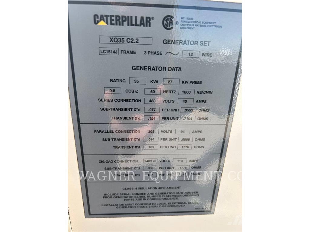 CAT XQ 35 Otros generadores