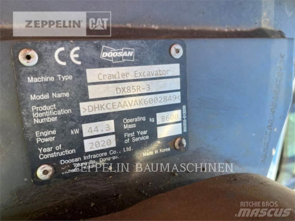Doosan DX85R-3 Excavadoras de cadenas