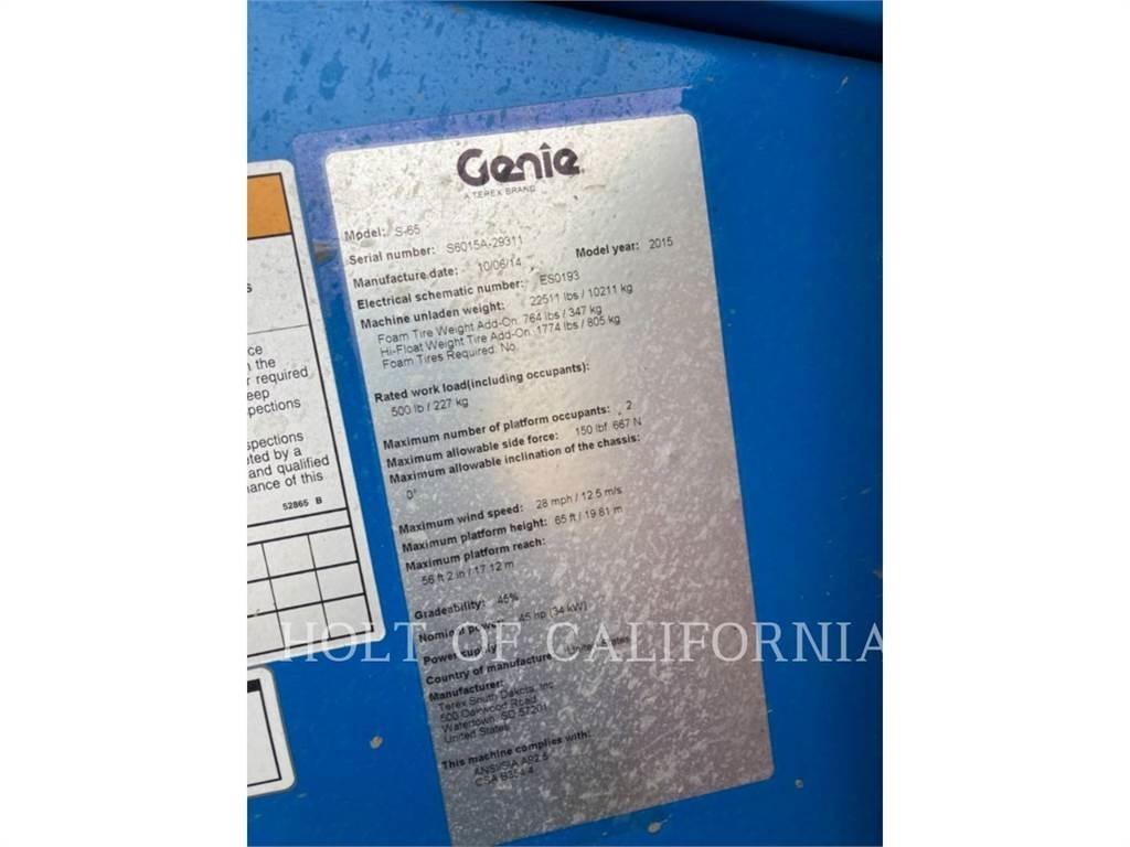 Genie BOOM S65 Plataforma de trabajo articulada