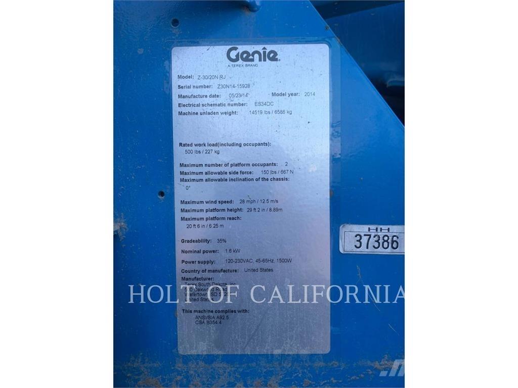 Genie BOOM Z30 Plataforma de trabajo articulada