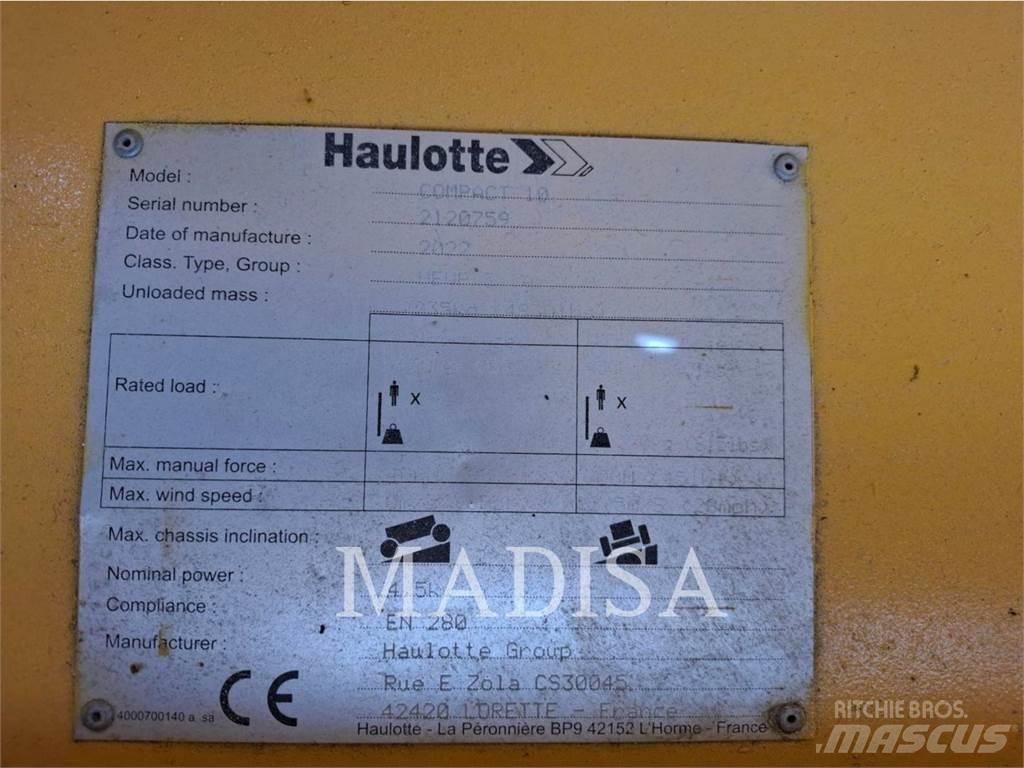 Haulotte COMPACT 10 Plataformas tijera