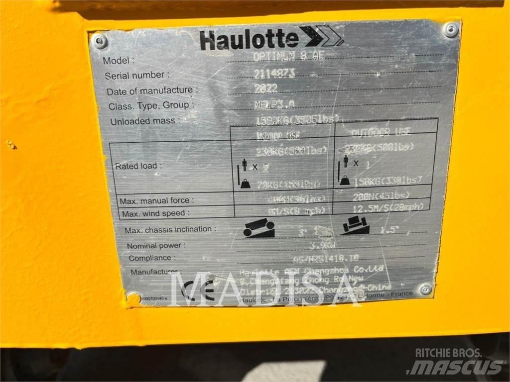 Haulotte OPTIMUM 8 Plataformas tijera