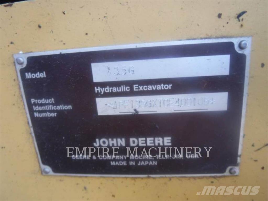 John Deere 135G Excavadoras de cadenas