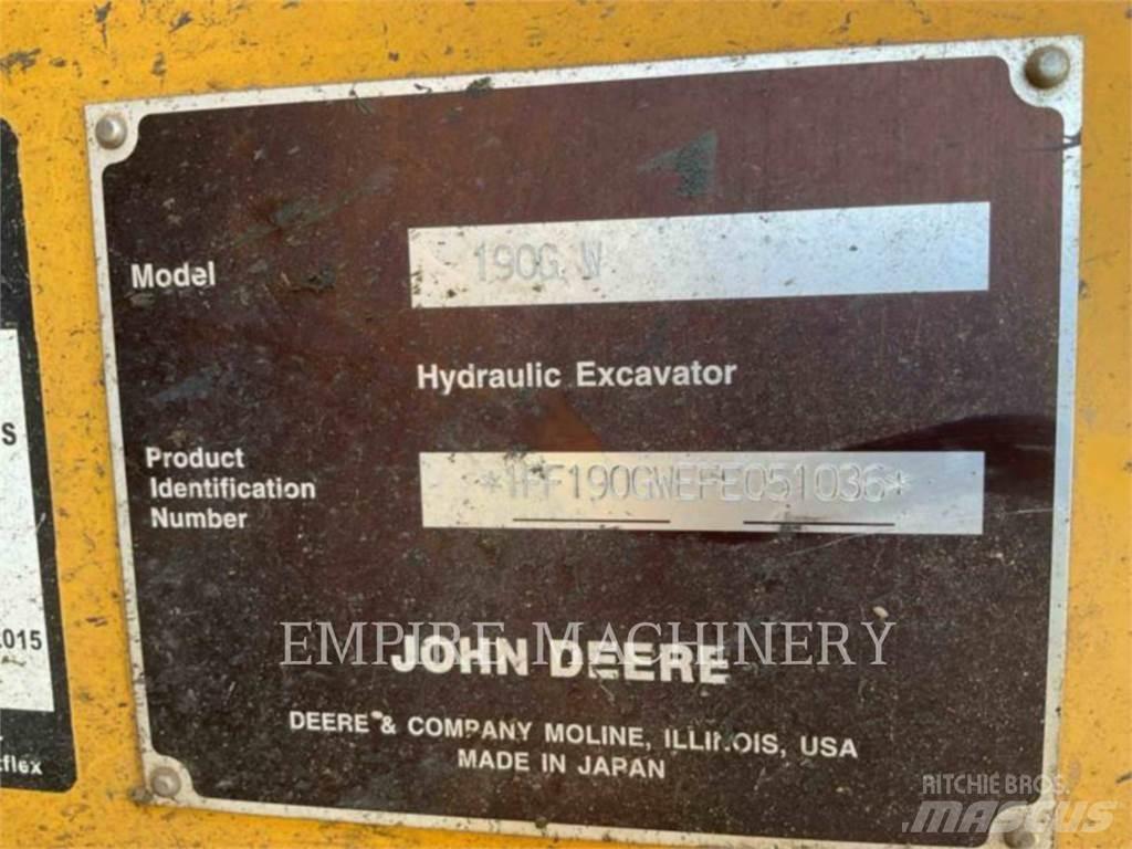 John Deere 190G Excavadoras de cadenas