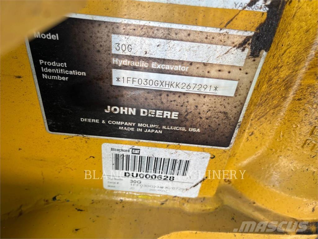 John Deere 30G Excavadoras de cadenas