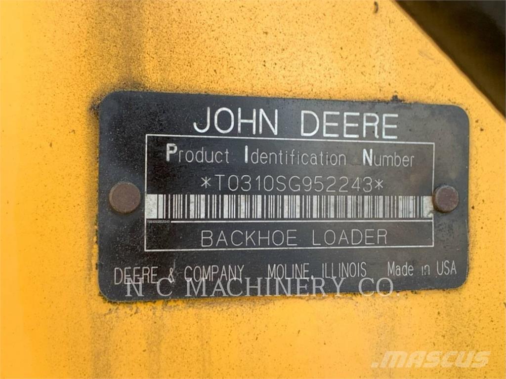 John Deere 310SG Retrocargadoras
