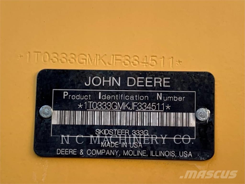 John Deere 333G Minicargadoras