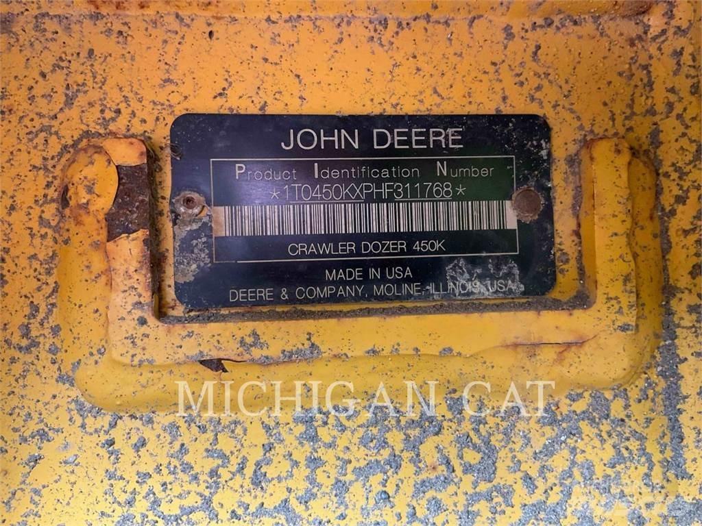John Deere 450K Buldozer sobre oruga