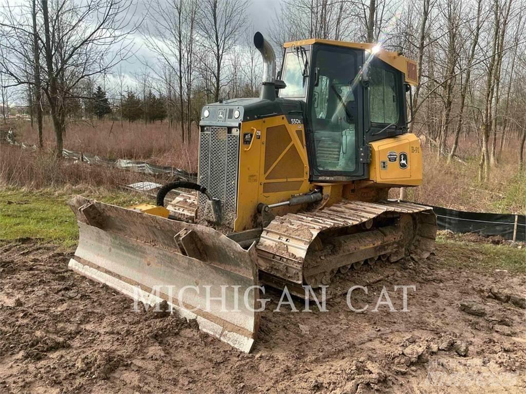 John Deere 550K LGP Buldozer sobre oruga