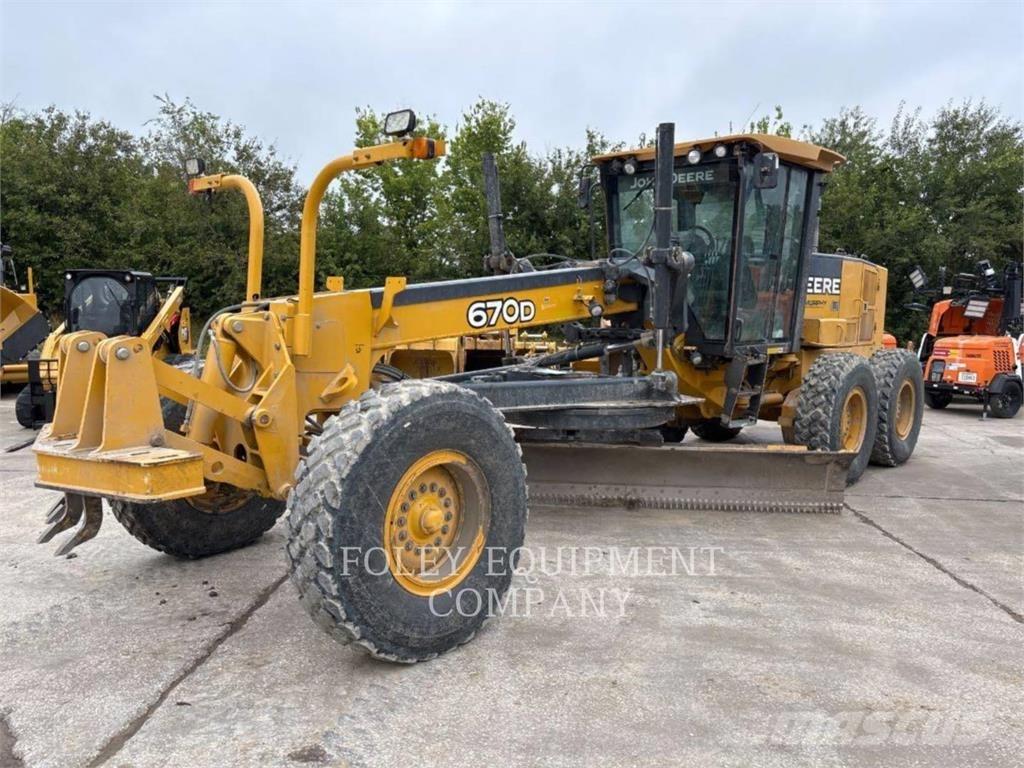 John Deere 670 Motoniveladoras