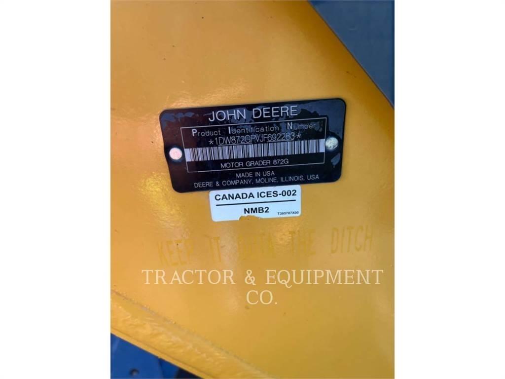 John Deere 872GP Motoniveladoras
