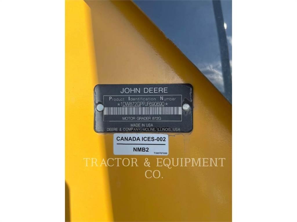 John Deere 872GP Motoniveladoras
