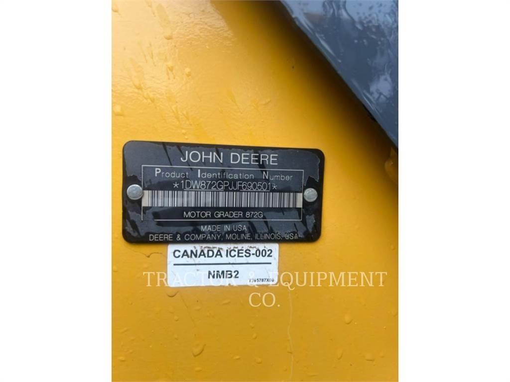 John Deere 872GP Motoniveladoras
