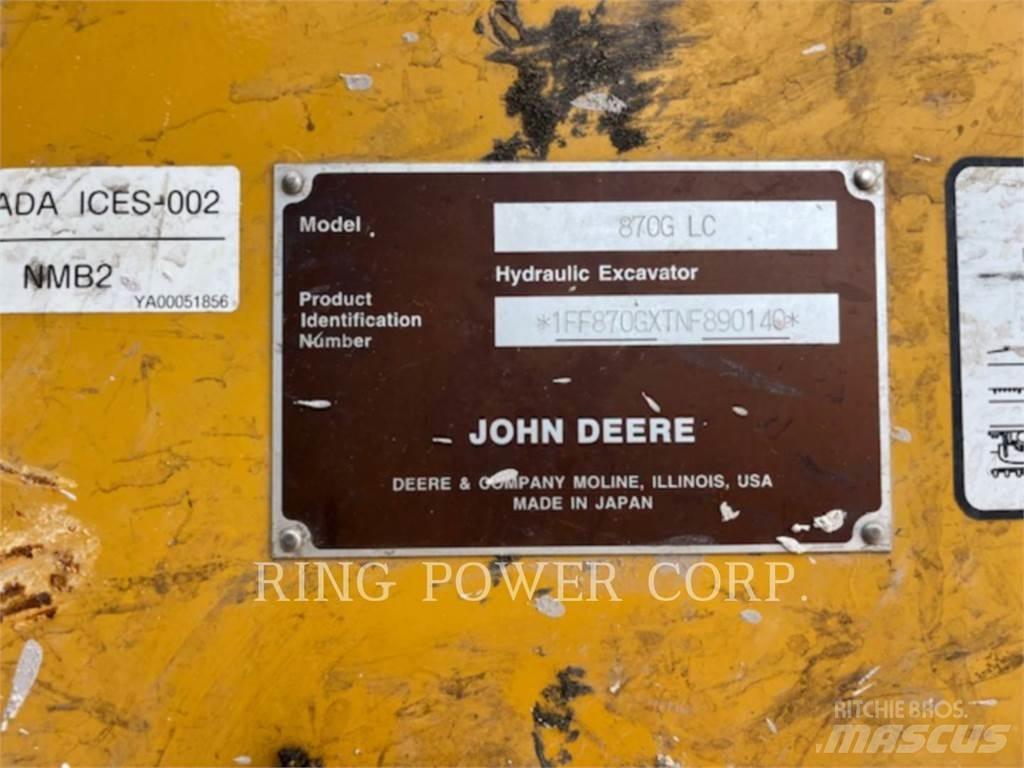 John Deere & CO. 870GLC Excavadoras de cadenas