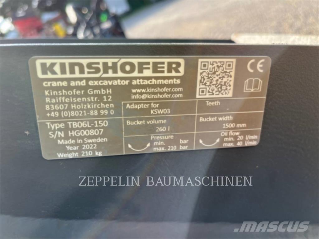 Kinshofer TB06-1500 GLV Excavadoras de zanjas