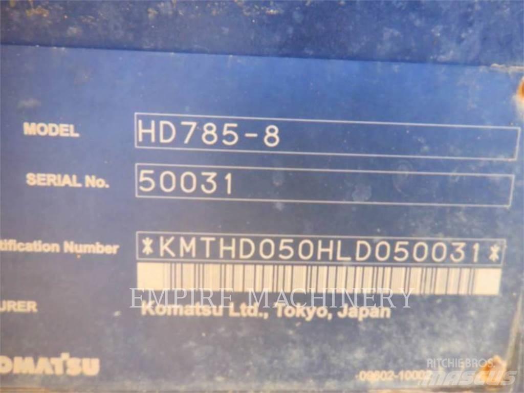 Komatsu HD785-8 Dúmpers articulados