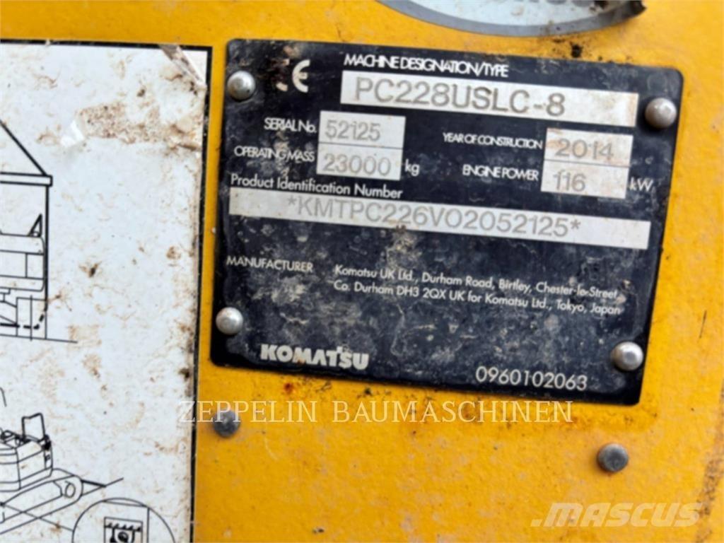 Komatsu PC228 Excavadoras de cadenas