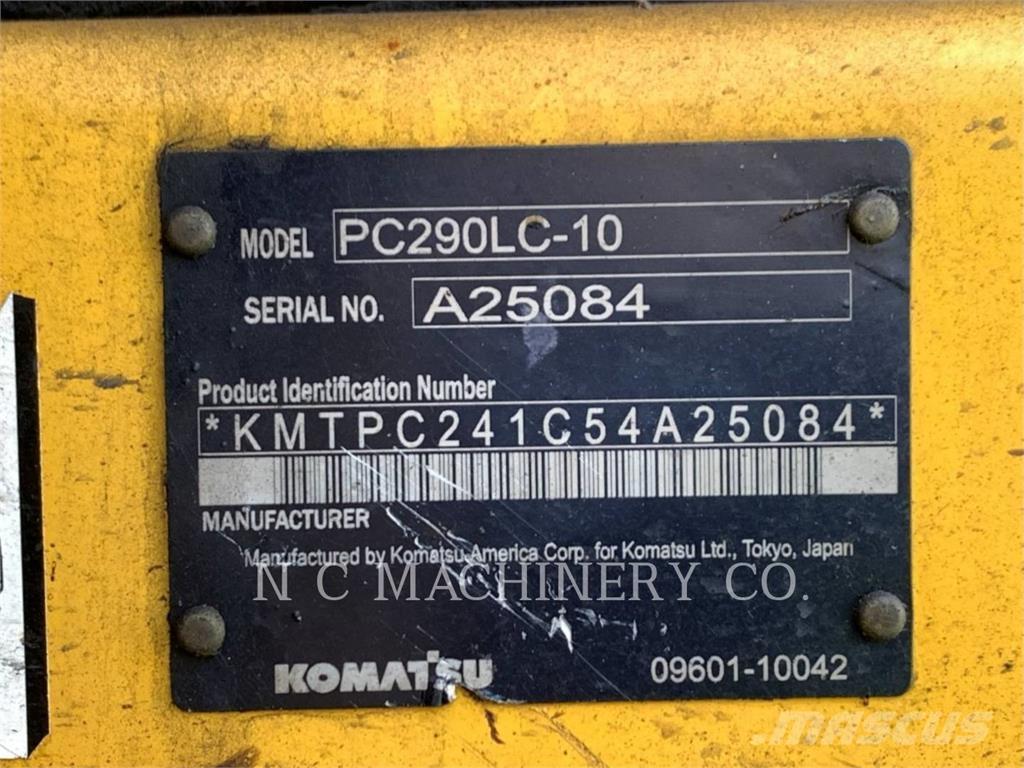 Komatsu PC290LC-10 Excavadoras de cadenas