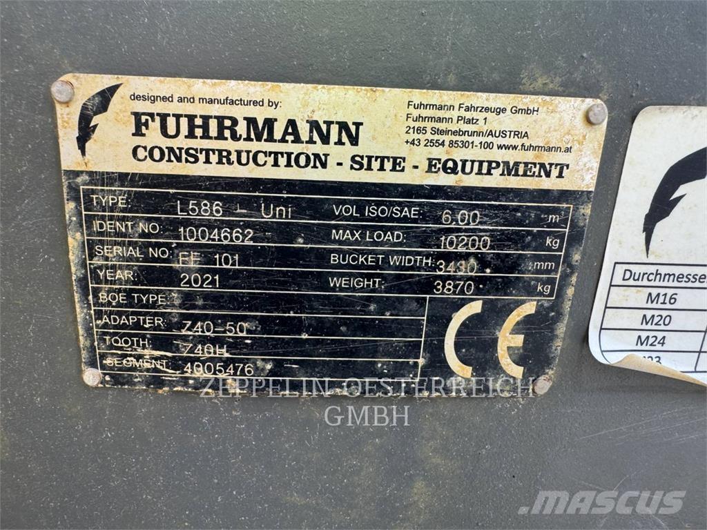 Liebherr L586 Cargadoras sobre ruedas