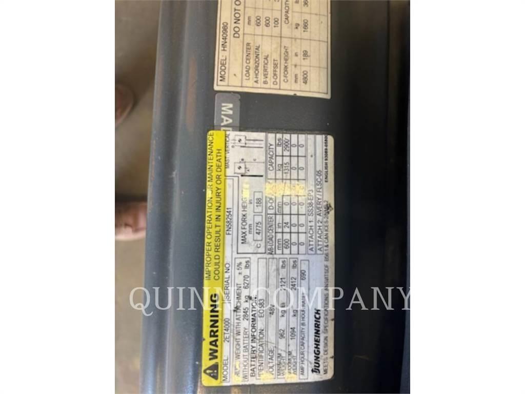 MCFA 2ET4000-48 Otras carretillas elevadoras