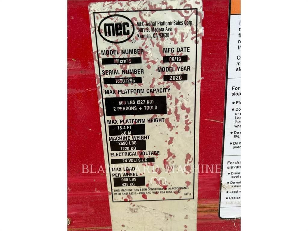 MEC MICRO 19 Plataformas tijera
