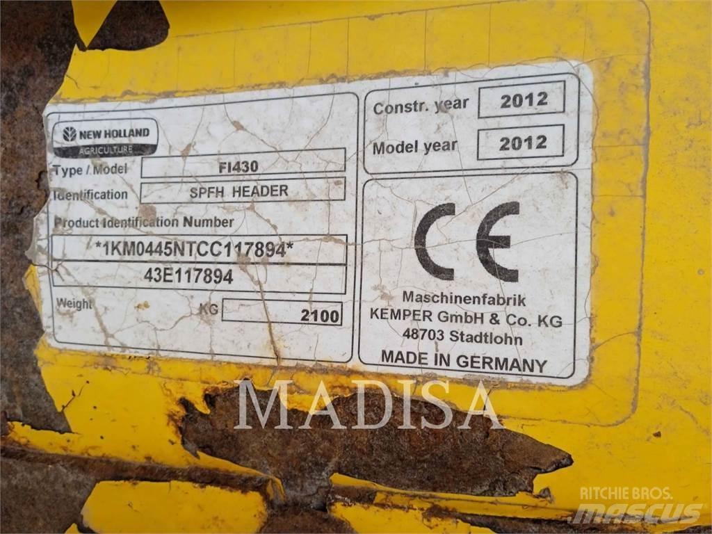 New Holland 430FI Accesorios para cosechadoras combinadas