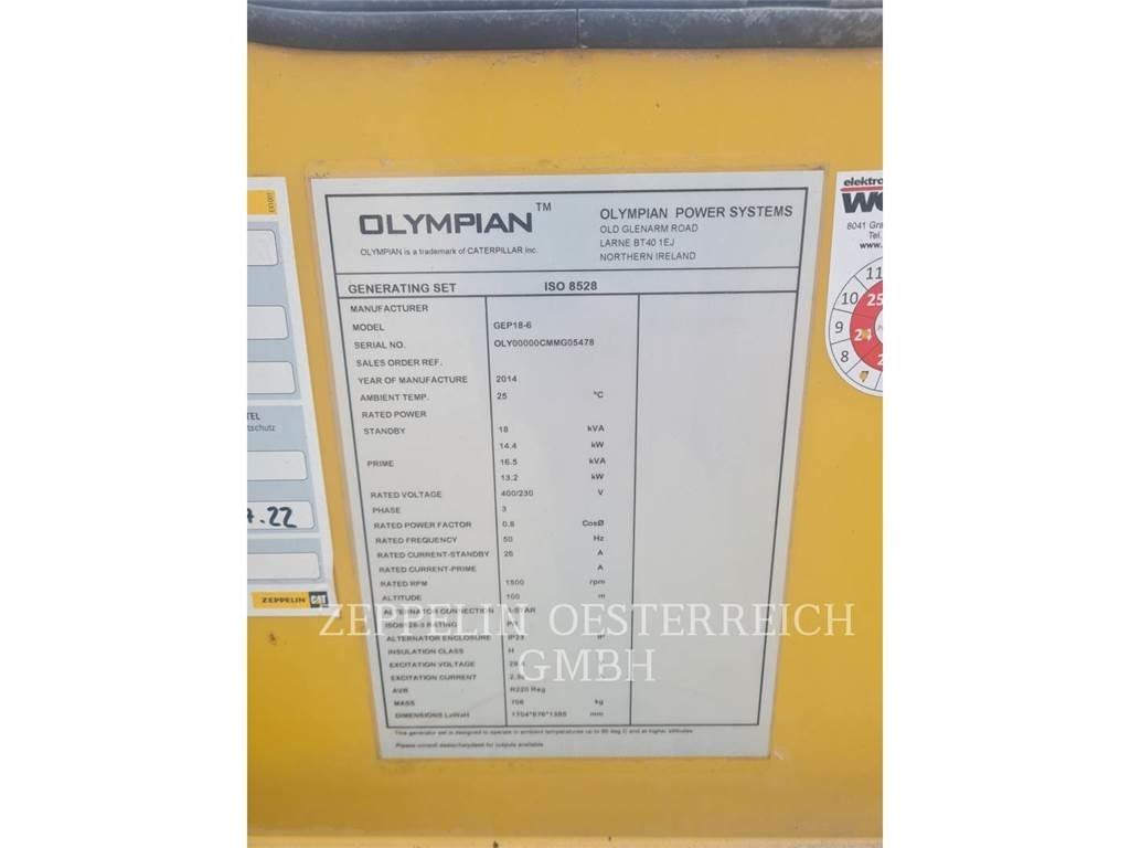 Olympian CAT GEP 18-6 Otros generadores