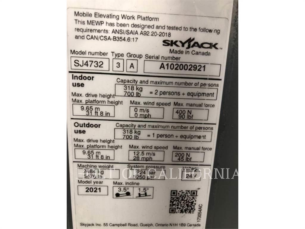 Skyjack SCISSOR32E Plataformas tijera