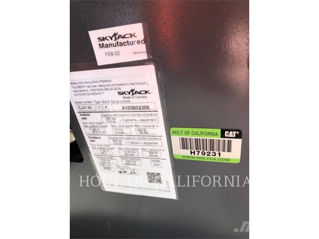Skyjack SCISSOR40E Plataformas tijera