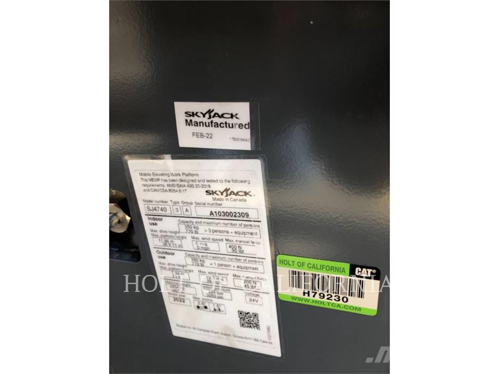 Skyjack SCISSOR40E Plataformas tijera