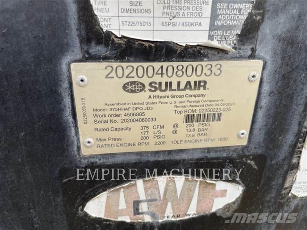 Sullair DPQ375HHAF Compresores