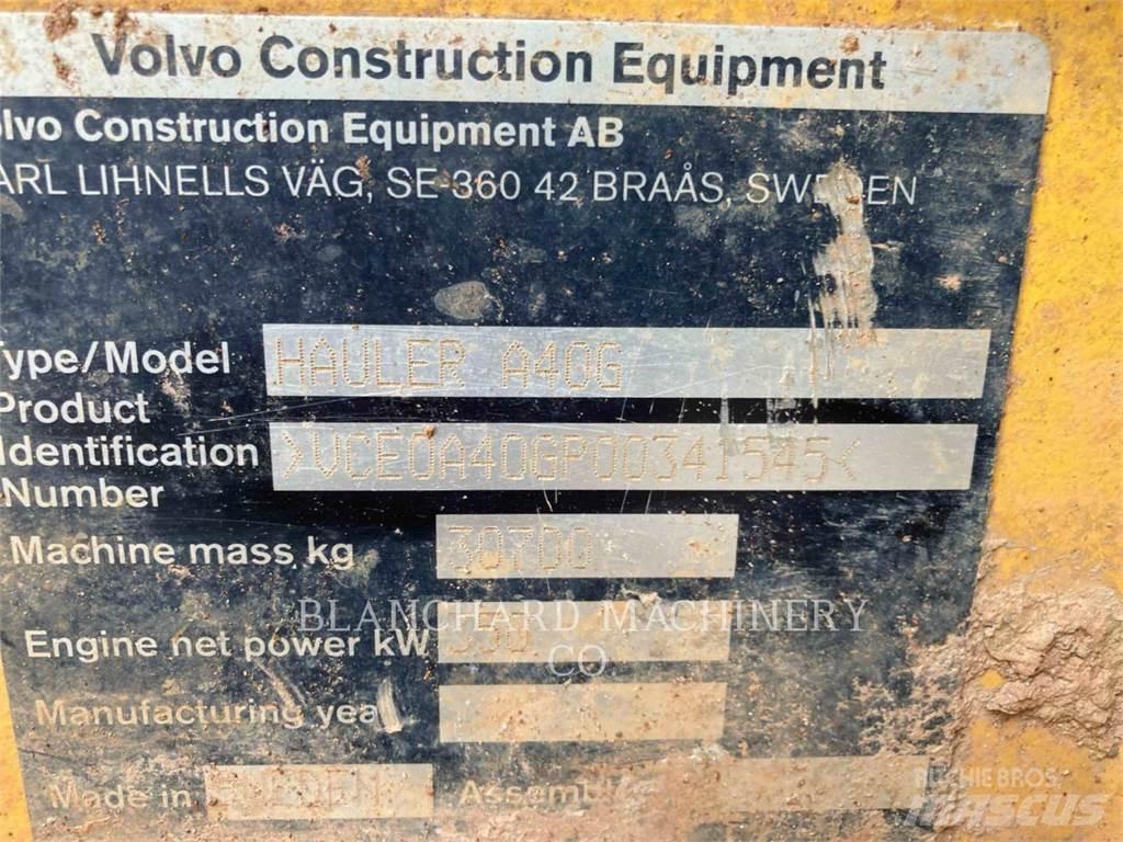 Volvo A40G Dúmpers articulados