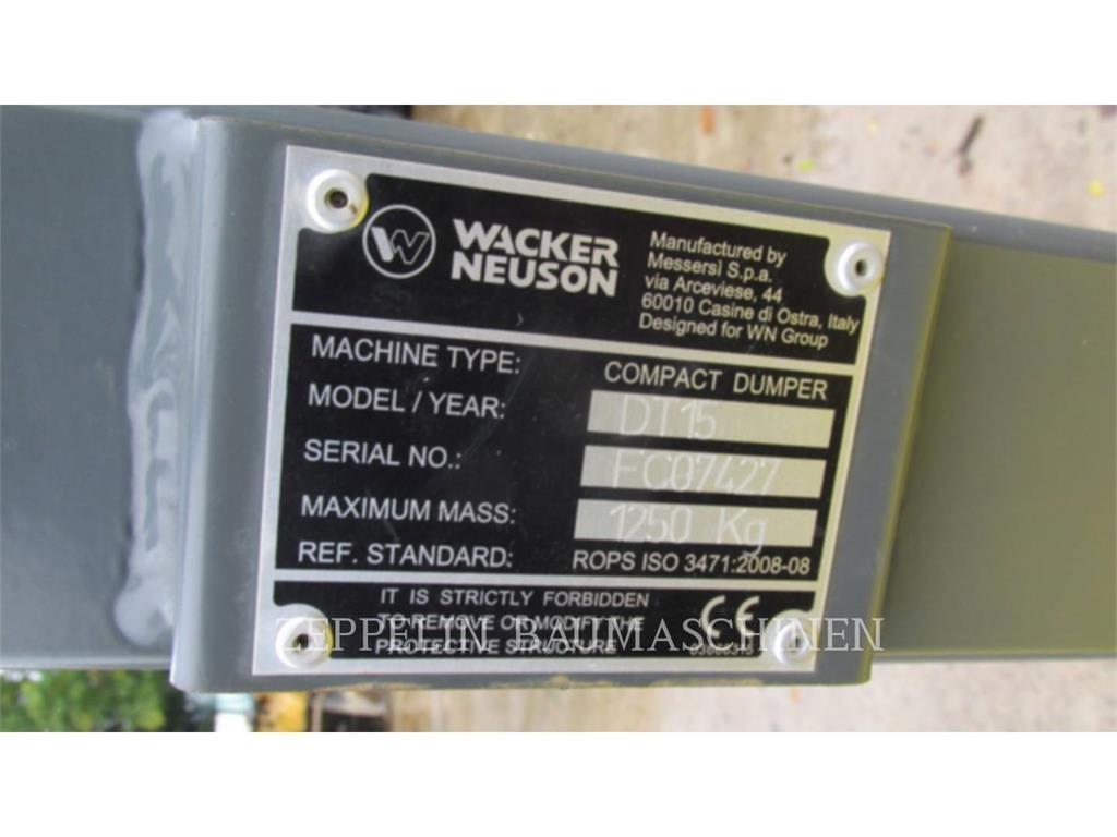 Wacker DT15 Dúmpers articulados