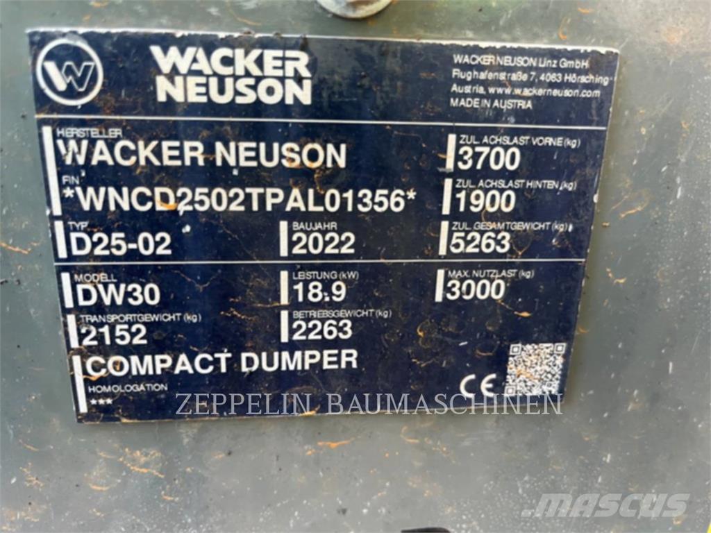 Wacker DW30 Dúmpers articulados
