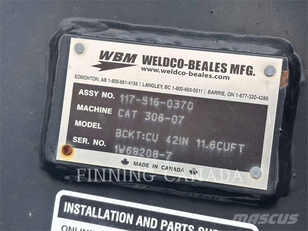 Weldco Beales MH6-BC-42 Cucharones